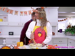 Play MP4 - Nana Kymber Leigh and my stepmom Misty Meaner giving me a double blowjob