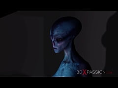 Play MP4 - Secrets of Area 51&period; Sci-fi male android plays with a hot girl in the lab