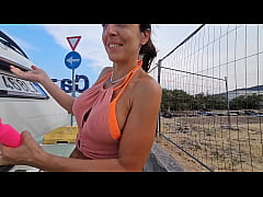 Play MP4 - Horny driver fucks me in the supermarket parking lot&comma; Full Video on my Red Page&period;