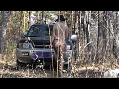 Play full 3GP - A naked blonde with a juicy PAWG&comma; hairy pussy&comma; and beautiful legs in pantyhose walk outdoor&period; Exhibitionism and foot fetish on nature&period;