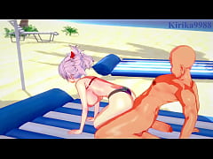 Play MP4 - Suzu Kanade and Matsuri Kazamaki and the old man futanari sex and intense sex&period; - Ayakashi Triangle Hentai