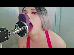 Play MP4 - Deepthroat Dildo Machine Like A Pro