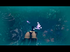 Play MP4 - The petite girl didn't expect that the giant cock would destroy her pussy and ass&period; Hentai Game&period; 3D