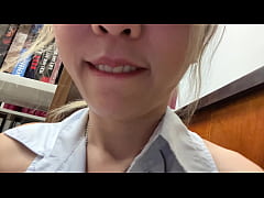 Play MP4 - Asian girl masturbates in library while someone reads right next to her &lpar;clip&rpar;