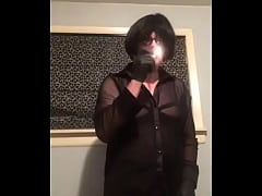 Play MP4 - CD Nikki smoking vibrator and cum sleeve cumshot