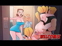 Play MP4 - Fucking two hotties in the elevator - The Pervert Comics Porn