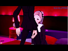 Play MP4 - Miko Ino and Tsubame Koyasu and Yu Ishigami intense sex&period; - Kaguya-sama Love Is War Hentai