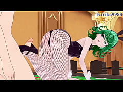 Play MP4 - Tatsumaki and Fubuki Bunny Girl intense sex&period; - One-Punch Man Hentai