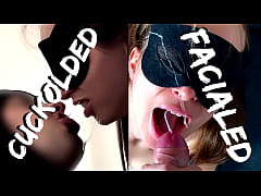 Play MP4 - Boyfriend Facialed Me and My Husband Eats His Cum