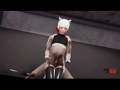 Play MP4 - Yaoi Femboy - Sexy Cat Femboy Erik is fucked by a redhead boy