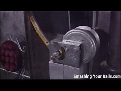 Play MP4 - Two girls taking turns punishing Felix's balls