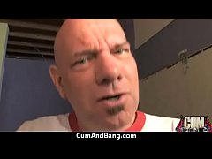 Play MP4 - Black sluts mouth used by group of white cocks 19