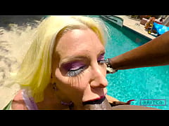 Play MP4 - Gorgeous Blonde Brittany Andrews Rides And Milks Stud Lexington's BBC&excl;