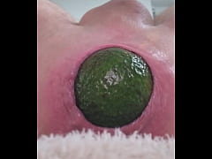 Play MP4 - Double selffuck with plug avocado orange and eggplant insertion