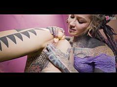 Play MP4 - Alt Girl Strap-on Lesbian Fucking Tattooed Wild Fun