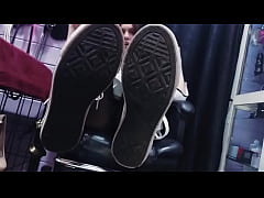 Play MP4 - Anime girl POV sneakers and feet domination