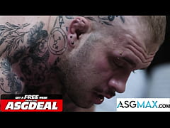 Play MP4 - Power Crazy Parole Officer Fucks Tatted Muscle Ex-Con