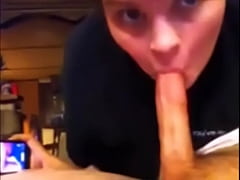 Play MP4 - Wife Deepthroat Husband Dicks to The Balls Then Swallow His Cum