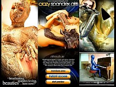 Play MP4 - Crazy spandex girls dildoing