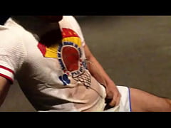 Play MP4 - Selfpissing on street behind hotel