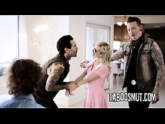 Play MP4 - Petite Blonde Teen Getting Gangbanged