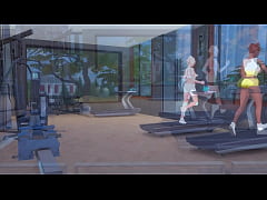 Play MP4 - LUSTFUL LESBIAN SLUTS HAD DIRTY SEX IN THE GYM &lpar;SIMS   ANIME HENTAI   SFM&rpar;