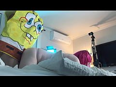 Play MP4 - Spongebob Fucks Hot Trans Woman in Chastity