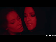 Play MP4 - Lezdom Vampire Sex - Dominatrix Amirah Fingering Brat Blonde Ashby Winter