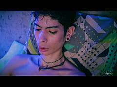 Play MP4 - Cute Twink Magic C Jerking His Big Uncut Cock With Lots Of Precum And a Thick Cum Load