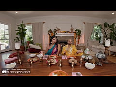 Play MP4 - VR Bangers&colon; Horny Indian Wife Deeply Sucks And Cheats On Her Husband With You