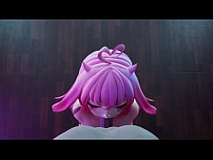 Play MP4 - Using a Bunny Girl's Ears as Handlebars