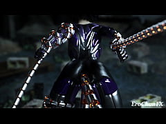 Play MP4 - Battle angel Alita with mechanical tentacl