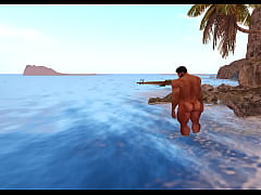 Play MP4 - big dicked cam heyward at private beach