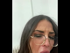 Play MP4 - Medusa playing with a big dildo&period; Blowjob&comma; titjob and masturbation&period;