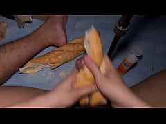 Play MP4 - Thai guy jerk off with bread&period;
