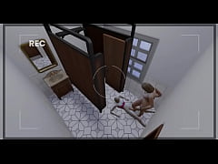 Play MP4 - I find these girls groping each other in the bathroom&period;