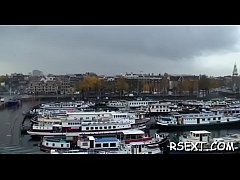 Play MP4 - Pretty skinny hooker gets screwed hard in lots of poses