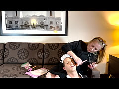Play MP4 - Makeup Transformation on Man Who Becomes Maid