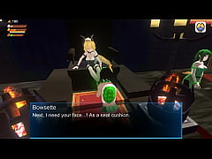 Play MP4 - 3D Femdom Bowsette Feet Piss Fart Toilet