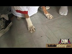 Play MP4 - Naughty black wife gang banged by white friends 11