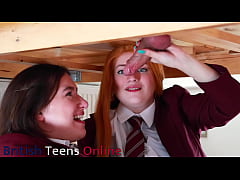 Play MP4 - Ellie & Victoria Milk A Guys Cock And Get Their Uniforms Covered In Cum