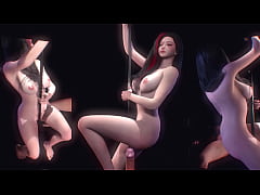 Play MP4 - Big Tits Spinning on a Pole l 3D Animation Uncensored Hentai