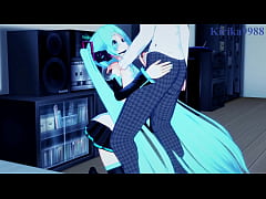 Play MP4 - Hatsune Miku and Kagamine Rin intense sex&period; - VOCALOID Hentai