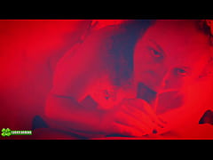 Play MP4 - Lucky Gurl Kween Bunny B - Red Light Special POV Blowjob and Throat Fucking A BBC