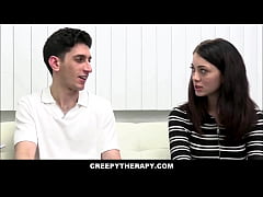 Play MP4 - CreepyThepy - Big Tits Blonde MILF Family Shrink Threesome With Teen Stepsister & Stepbrother During Thepy Session - Cor Cox&comma; Kenzie Love&comma; Nick Strokes