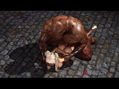 Play MP4 - Big man bangs hard a hot girl in cuffs in the dark dungeon