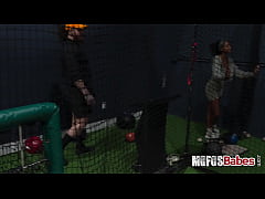 Play MP4 - Busty brunette slut riding and sucking dick after batting cages practice - Alice Thunder&comma; GI Joey