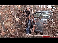 Play MP4 - Anal sex in a car with a skinny black haired girl