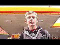 Play MP4 - Schoolboy twink fucked and sucked in hardcore van threesome