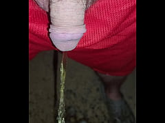 Play MP4 - Nighttime pee in front yard